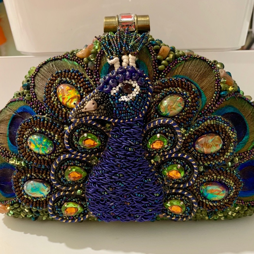 Mary Frances Peacock Cocktail Bag